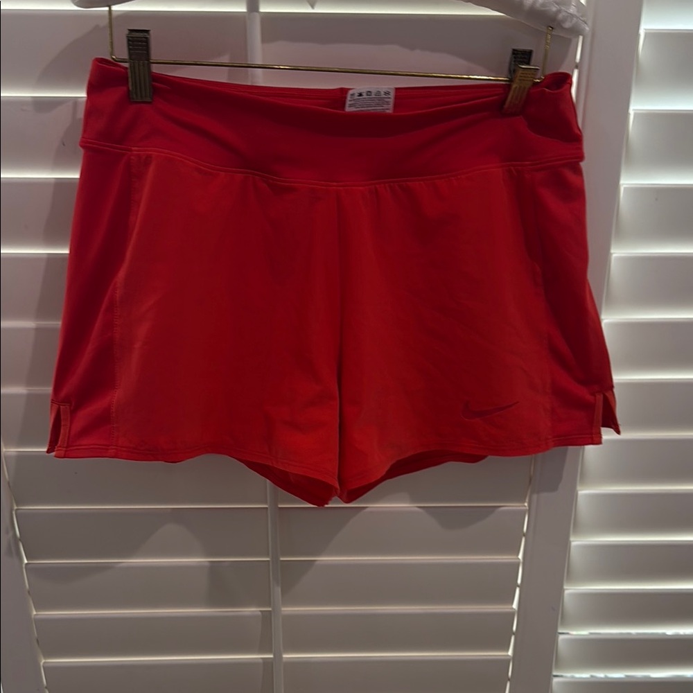 Nike Women's Bold Red Athletic Shorts
